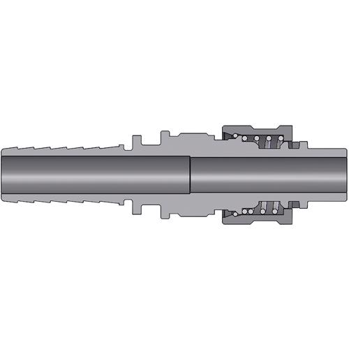 N4S8-S Steel Dix-Lock™ N-Series Bowes Interchange Hose Barb Plug